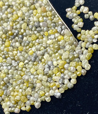 Rough Uncut Premium Grade Natural Diamond Lot 1+TCW Scoop, 1.0-2.5mm