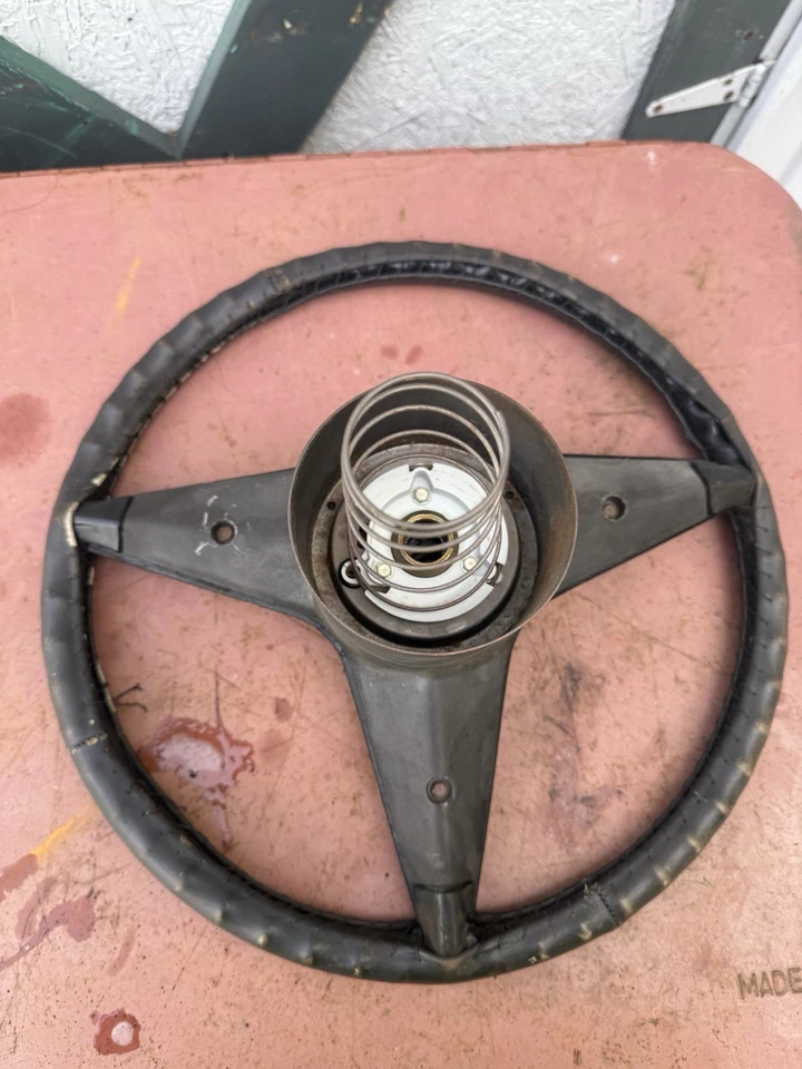 🔥 EXTREMADAMENTE RARO 1969 Cadillac Coupe Deville llanta volante soplado negro Foto 4 de 4