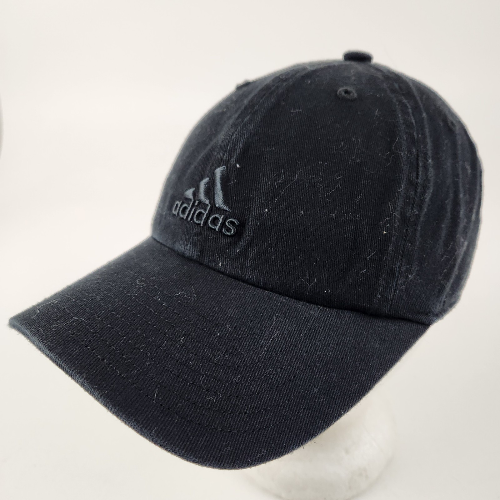 Adidas Aeroready Hat Black Solid Plain Strap Back… - image 2