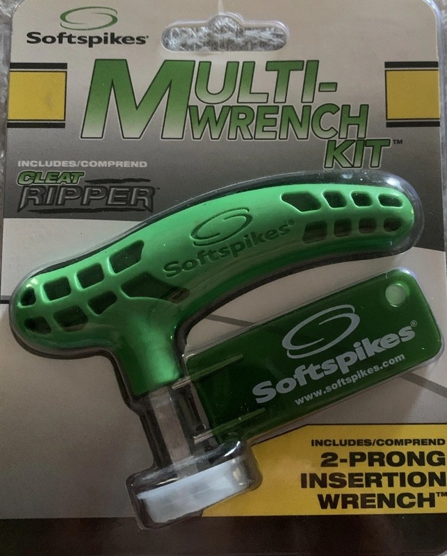 Softspikes Multi-Wrench Kit Cleat Ripper & 2-Prong Wrench Brand New