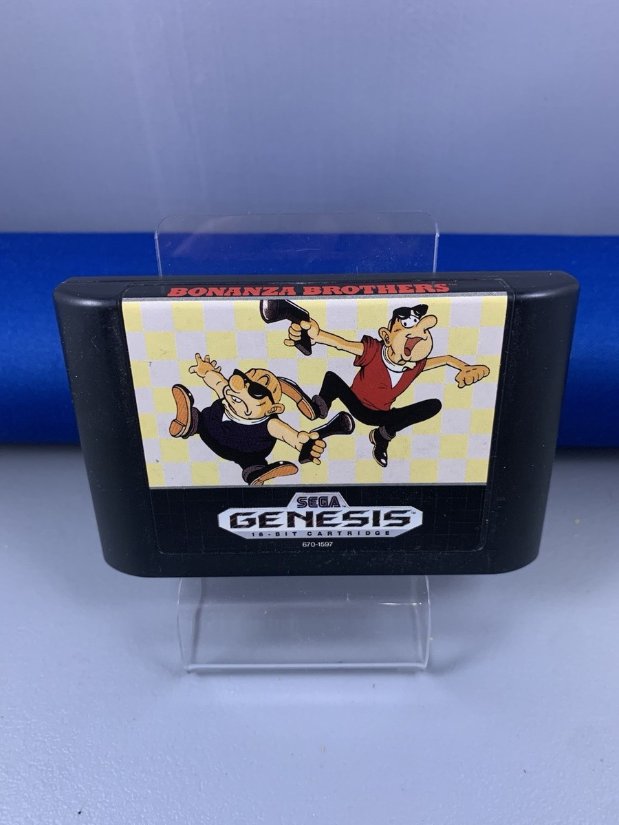 Bonanza Brothers Sega Genesis Cart Only Great Condition TESTED