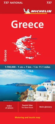 Michelin Greece Map 737 (Maps/Country (Michelin)) by Michelin Travel & Lifestyle