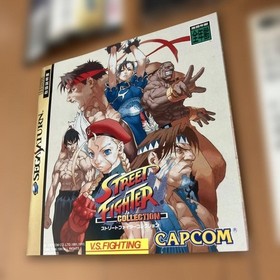 SS Sega Saturn Street Fighter Collection &bull;Includes obi (paper band) and postcard