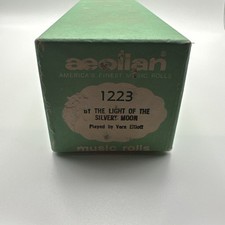 Aeolian Player Piano Music Roll 1223, By The Light Of The Silvery Moon