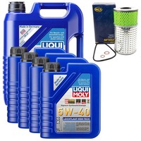MotoröL Set High Tech 5W-40 Liqui Moly 9 Liter + ÖLfilter FüR Mercedes G-Klasse