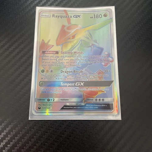 Rayquaza GX (Secret Rare) - 177/168 - Celestial Storm [Near Mint]