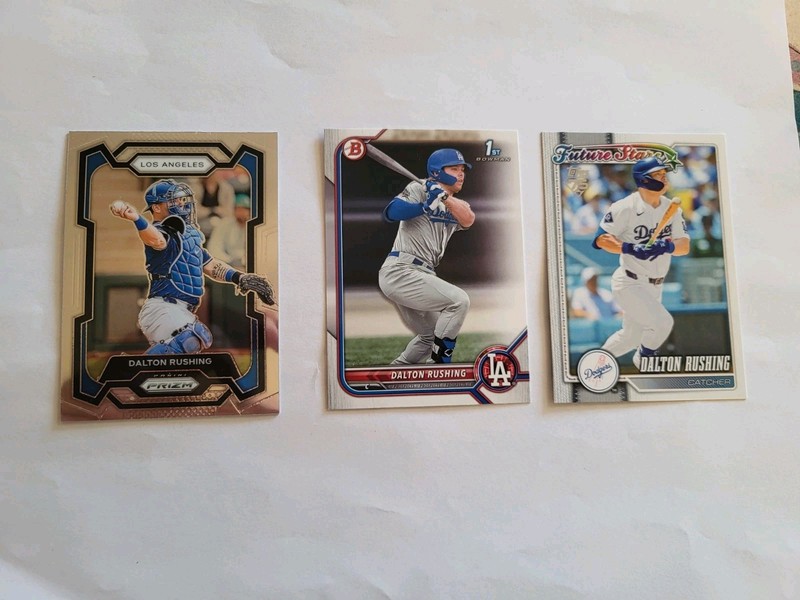 Dalton Rushing Lot Dodgers RC  Bowman 1st Topps