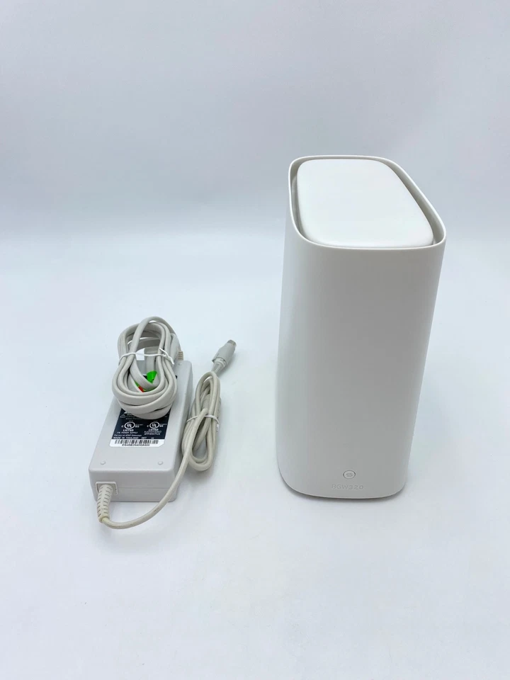 AT&T BGW320 Fiber Modem Router + AC Adapter, Ethernet & Phone Cables - Tested - Image 4 of 4