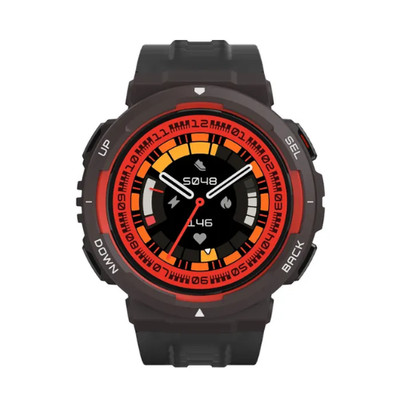 Amazfit ACTIVE EDGE Smart Watch Lava Black Water resistance