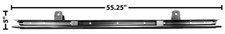 1955-59 Chevrolet Pickup Stepside Rear Bed Cross Sill New