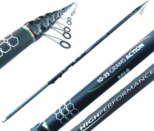 Canna Bolognese 6 Metri Competizione Pesca Mare Pegaso Azione Punta