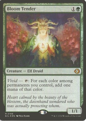 MTG Bloom Tender (166) *Foil* Promo PW Stamp Mythic Lorwyn Eclipsed NM