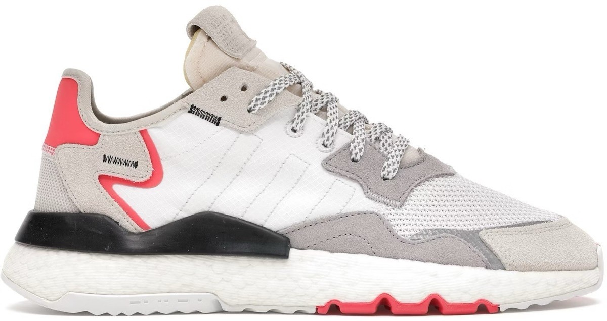 adidas Nite Jogger White Shock Red for Sale | Authenticity