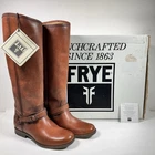 Frye Phillip Ring Tall Boots Women’s 7.5 B Whiskey Leather Pull On