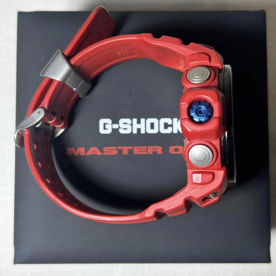 [Near MINT] CASIO G-SHOCK GULFMASTER GWN-1000RD-4AJF RED Rescue Radio Men's - Image 4 of 4