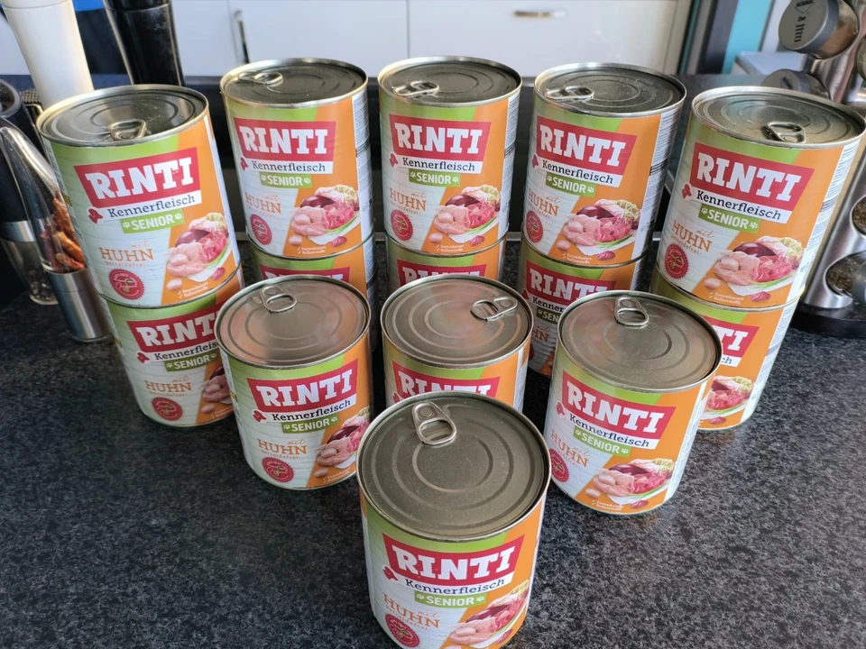 14x Rinti Kennerfleisch Senior Nassfutter - Huhn, 800g - Bild 2 von 2