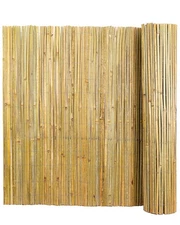 Natural Bamboo Slat Screening 4FTX13FT Fence Panel for Garden Privacy for Indoor