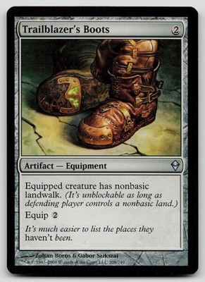 Trailblazer's Boots U Zendikar 208 LP