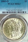 1885-O MS62 Superb New Orleans Mint Morgan Silver Dollar