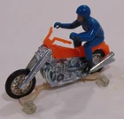 Hot Wheels Redline Rrrumblers Road Hog ORANGE With Rider and Track Guide