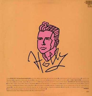 HOLLY JOHNSON - Atomic City (Bona Biodegradable Mix) 1989 Mca USA - 257 482-0