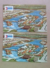 LOT OF 2 EXPO 1974 SPOKANE WASHINGTON POSTCARDS AMTRACK