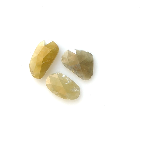 2.28 CT Natural Loose Slice Cut Diamond 9.80 MM Grey Color Slice Diamond LQ2635 - Video 1 of 1