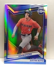 2022 Elite Extra Edition Base Aspirations Blue #73 Justin Boyd 238/349 NM-M AD02