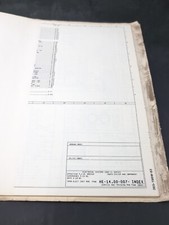 1983 Ford CL 9000 Wiring Diagrams Foldout Sheets Only Original