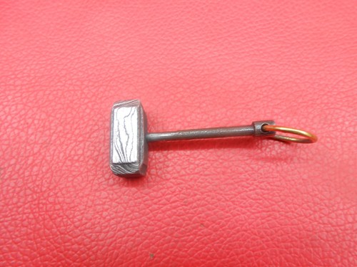 Custom Handmade Damascus Thor Hamer Key Chain Articles Use As a Gift 1 Psc A69 - Picture 4 of 10