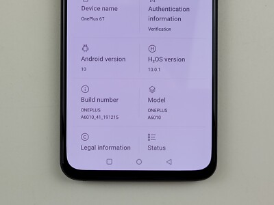 スマートフォン本体 oneplus6t  A6010  RAM8GB  ROM128GB Amazon.com: OnePlus 6T A6010, Dual Sim, 6.41