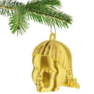 Tintenfisch Puppenkopf Christbaumkugel Dekoration Ornament für Weihnachten Xmas