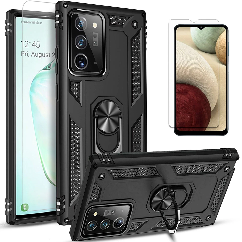 Capa telefone + vidro temperado para Samsung Galaxy Note 20 Ultra Note 10 Plus - Imagem 3 de 4