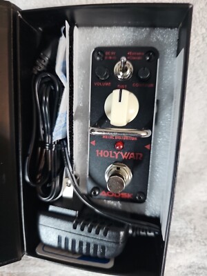 AODSK Distortion Guitar Effect Pedal, Metal Distortion 2 Modes Classic,Extrem...