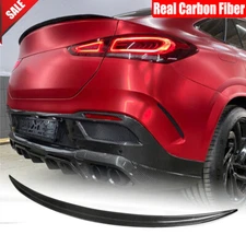 For Benz C167 GLE350 GLE53 Coupe 2020UP Real Carbon Rear Trunk Spoiler Wing Lip
