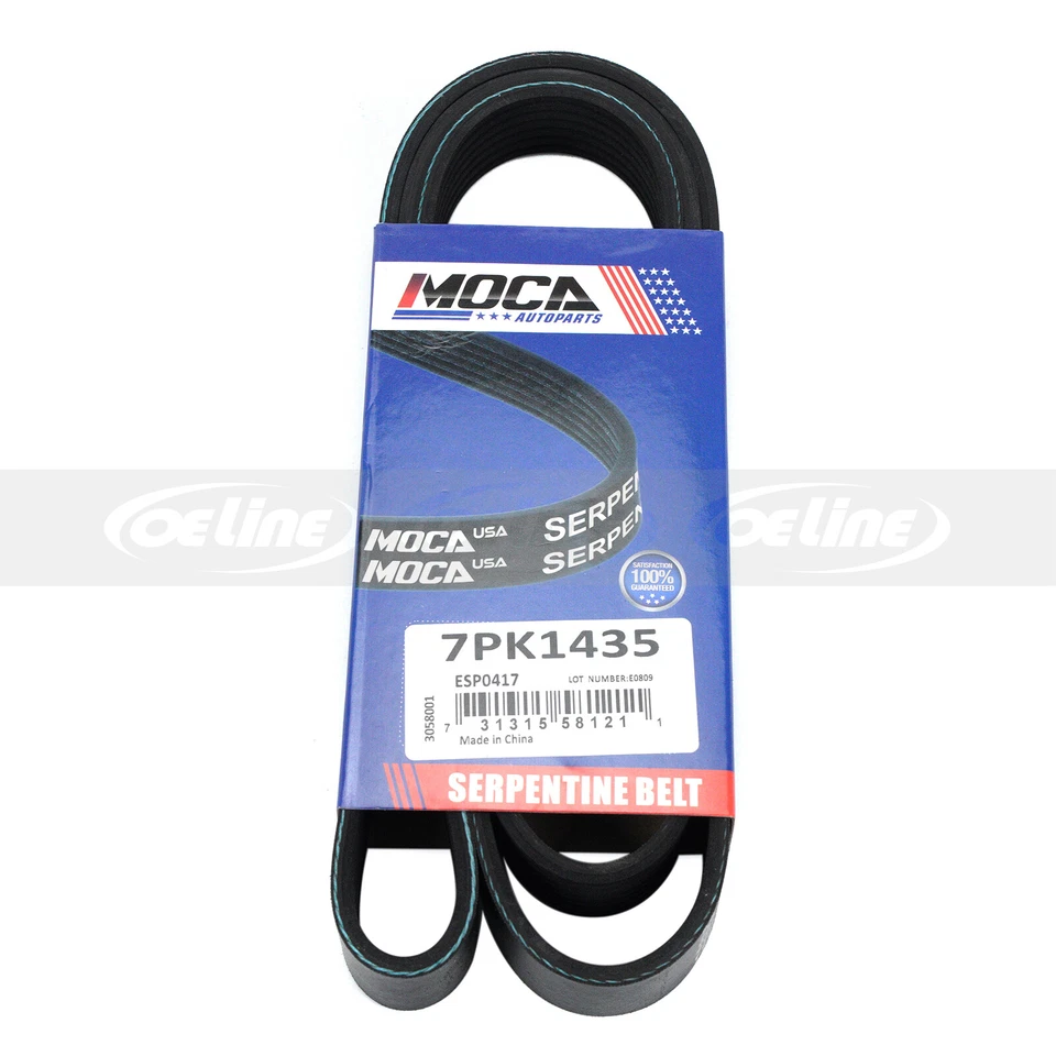 Cinto Serpentine 7PK1435 EPDM para Honda 16-20 Civic 15-17 CR-V 16-19 Acura ILX - Imagem 3 de 4