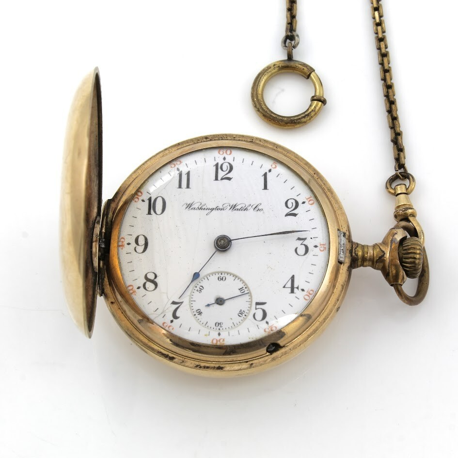 Remington, G. Meiners, & Vallon Hunter Case Pocket Watches Lot of 3 