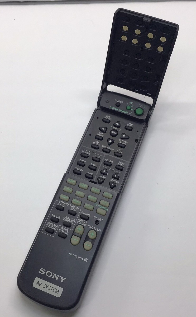 Genuine Sony RM-PP404 AV System Remote Control Tested/Works (B5