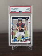 2023 Donruss - C.J. Stroud Rated Rookie PSA 10 Gem Mint Houston Texans RC (#377)