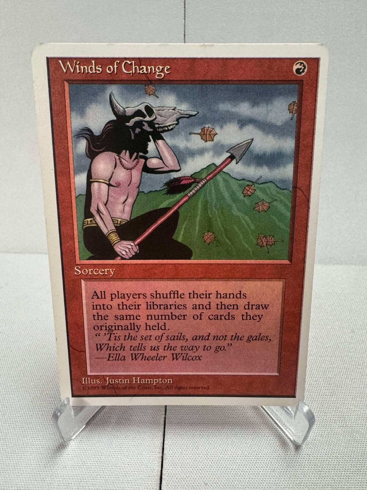 MTG Magic The Gathering - Winds of Change - 4th Edition Rare - LP Vintage Card