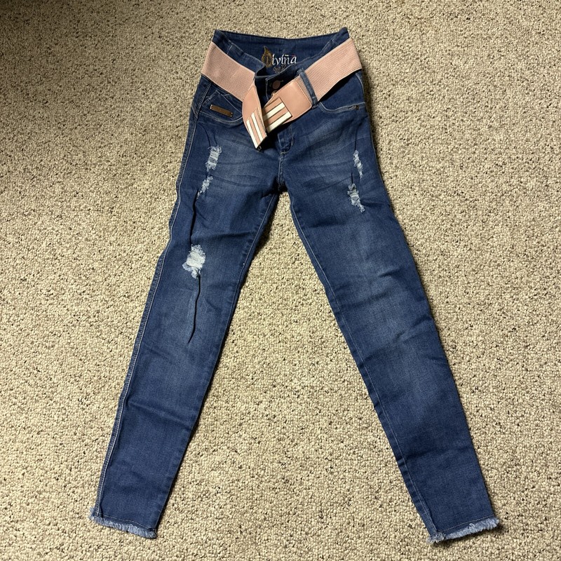 Divina Collection Size 12 Jeans Push Up Skinny Jeans (Brand New w/Tags) US 7-8