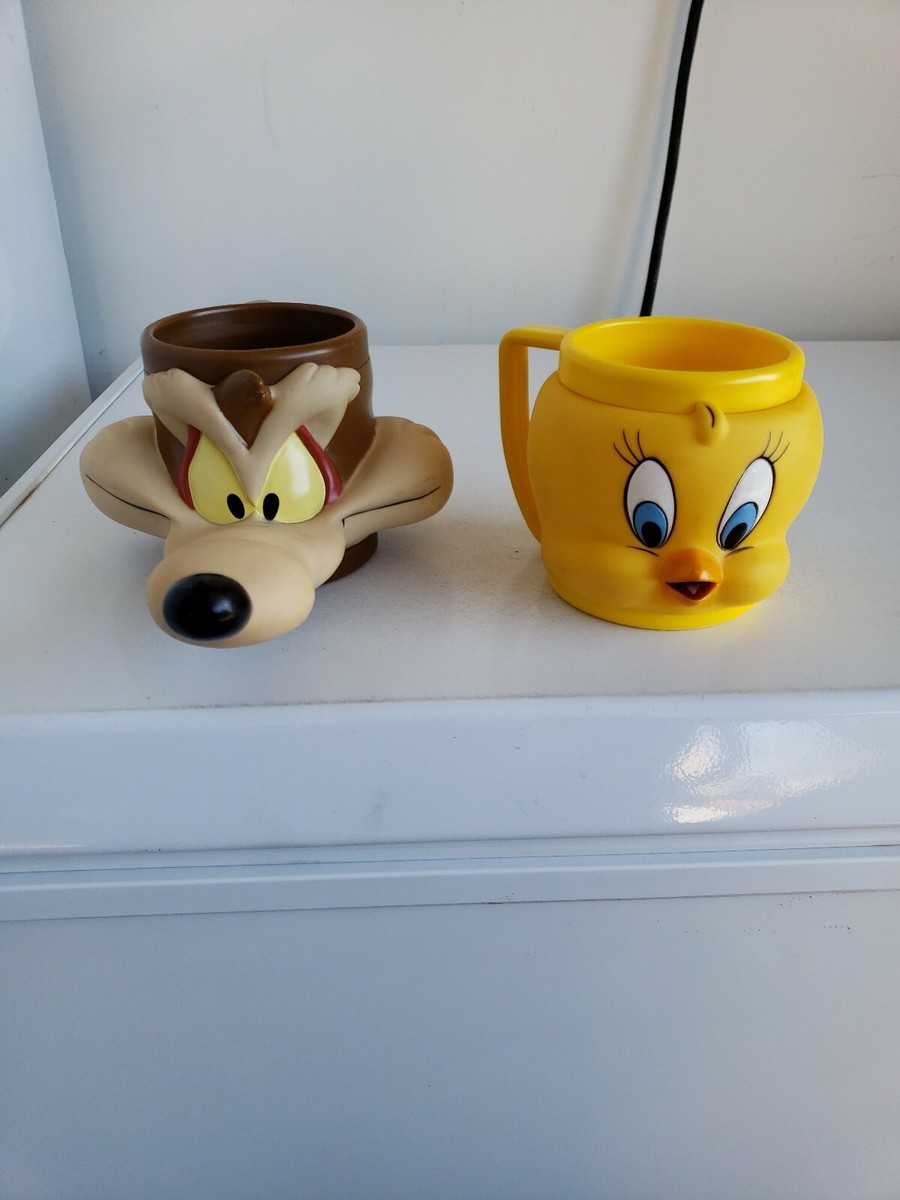 Vintage Looney Tunes Plastic Mugs Set Of 2 | eBay