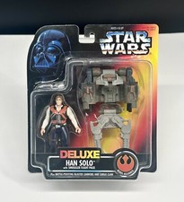 Han Solo Smuggler Flight Pack Deluxe STAR WARS Power of the Force POTC MOC