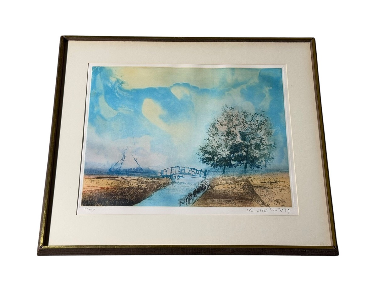 VTG 1969 Kaiko Moti Signed & Numbered ~LE PETIT PONT ~Original