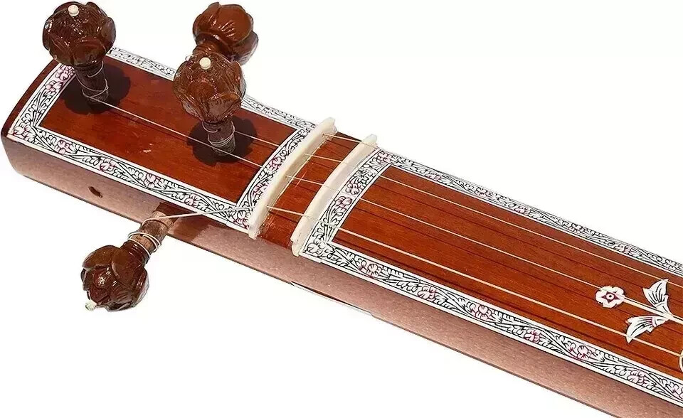 タンプーラ Tanpuraインド楽器/未使用 INDIAN 4 STRING FLAT TAMBURA HANDMADE MUSICAL INSTRUMENT