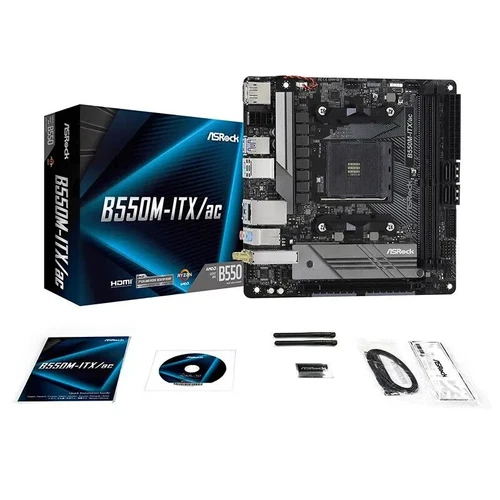 Asrock B550M-ITX/AC AMD AM4 Mini ITX DDR4-SDRAM Motherboard