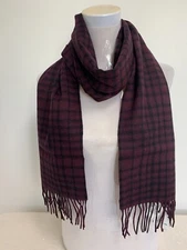 NWT COACH CASHMERE Plaid Wild Scarf Muffler F12167