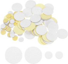 round Adhesive Felt Circles Set, 12/25Mm 15/32"/1" Pre Cut Felt Craft Stickers N