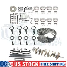 AJ133 Engine Rebuild Kit - Crankshaft Piston Set w/Rings BEARING For Range Rover