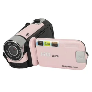 Écran rotatif CamcorderVideo Caméra Caméscope 1080P 16MP 16X Zoom 2.4 1 cm
